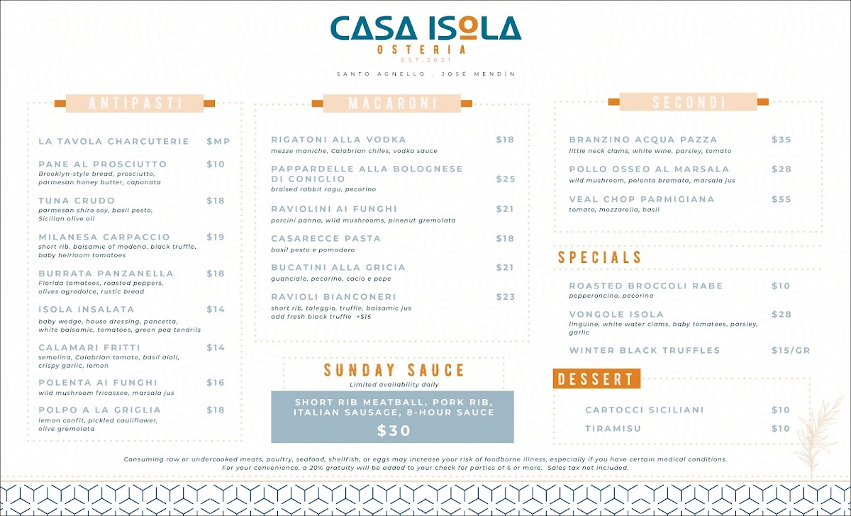 Menu Casa Isola Osteria-3