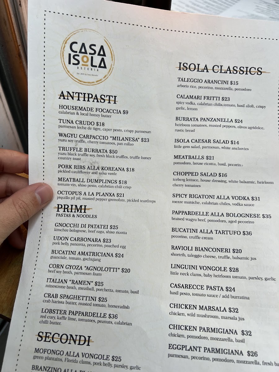Menu Casa Isola Osteria-5